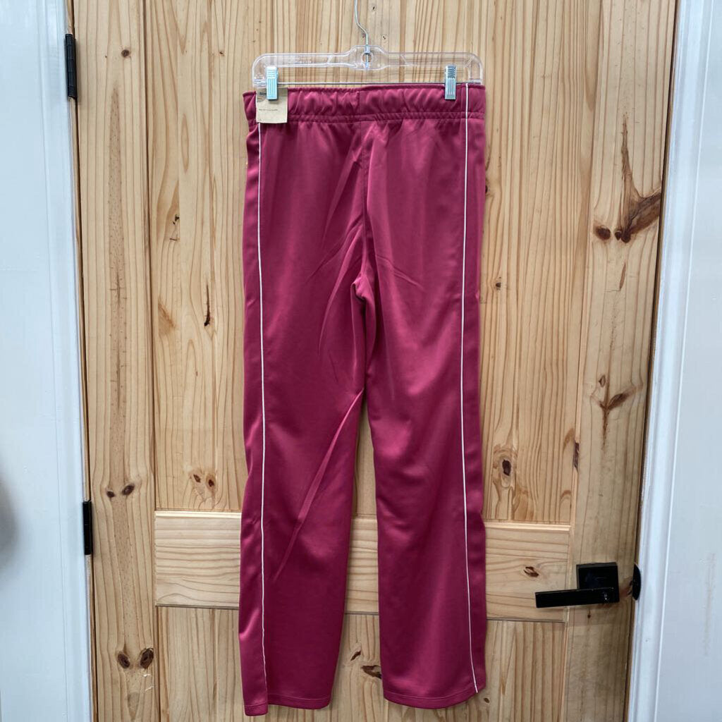 GIRLS NIKE DK MAUVE /WHITE JOGGERS XL 14 NWT