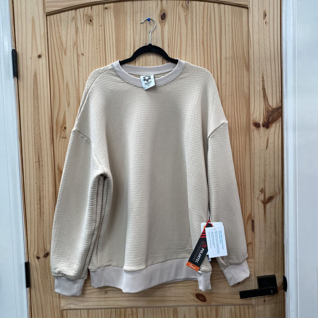 MENS OBERMEYER TAN SWEATSHIRT M NWT