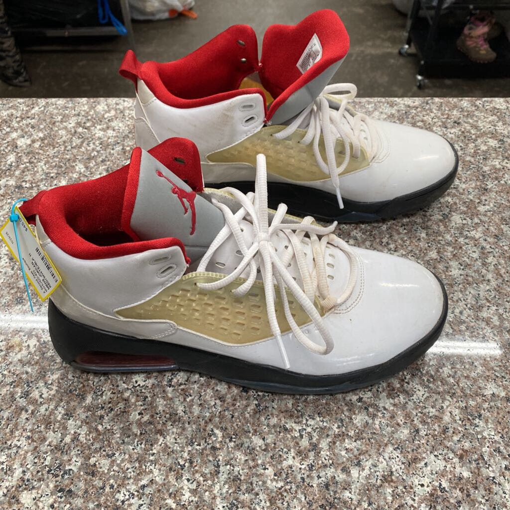 MENS JORDAN RED/WHITE/BLK 11