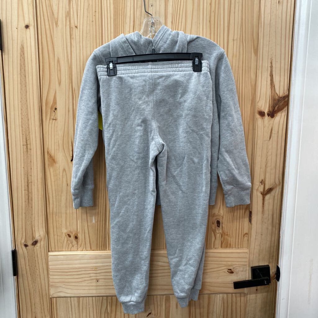 BOYS CHAMPION 2PC SET GREY/BLUE M 8