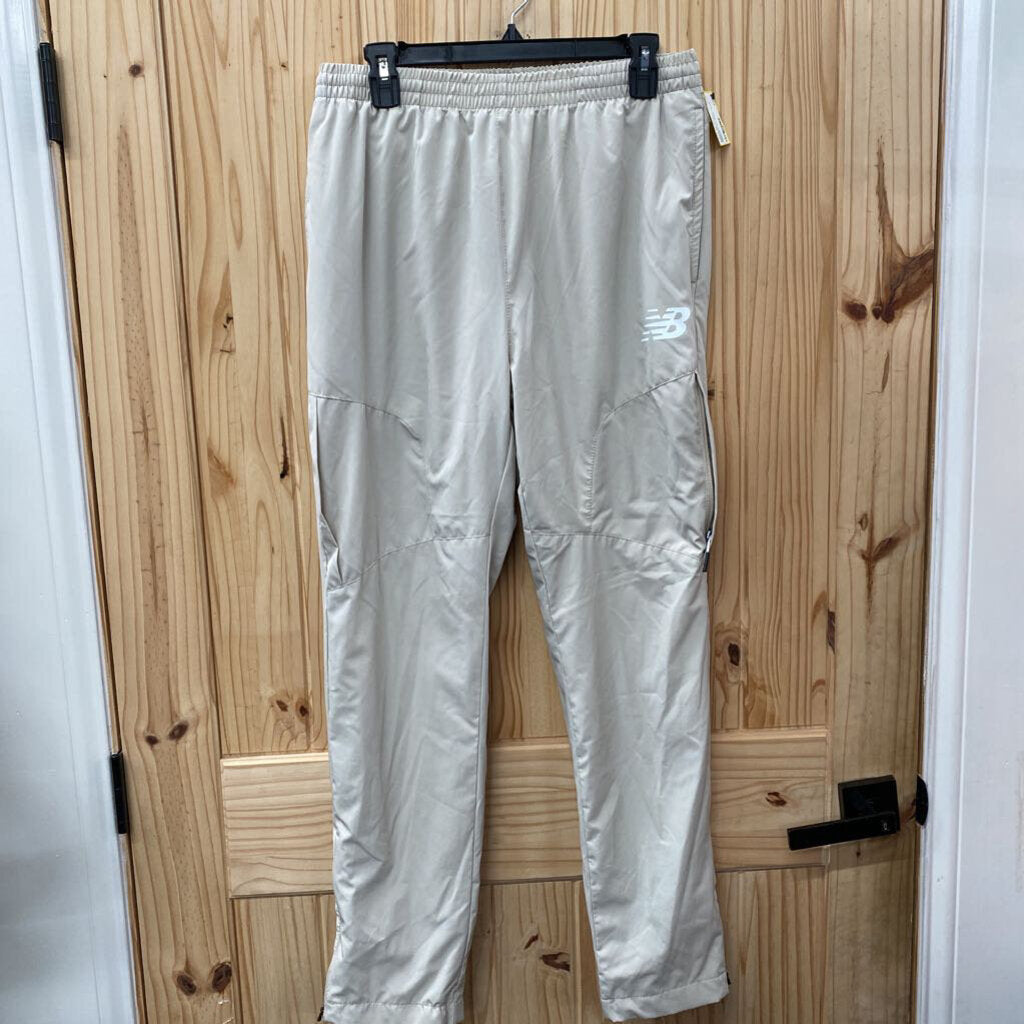 MENS NEW BALANCE TAUPE PANTS L