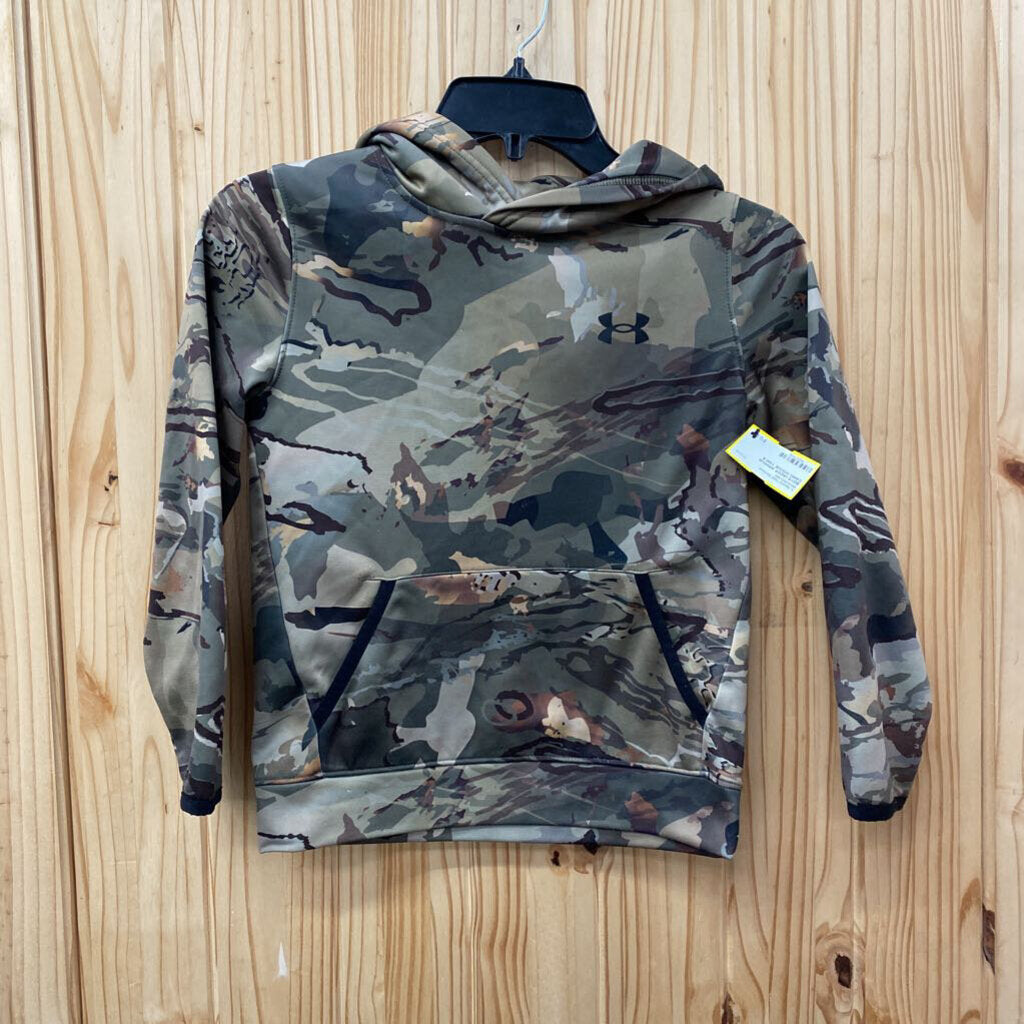 BOYS UNDER ARMOUR CAMO HOODIE YSM 8