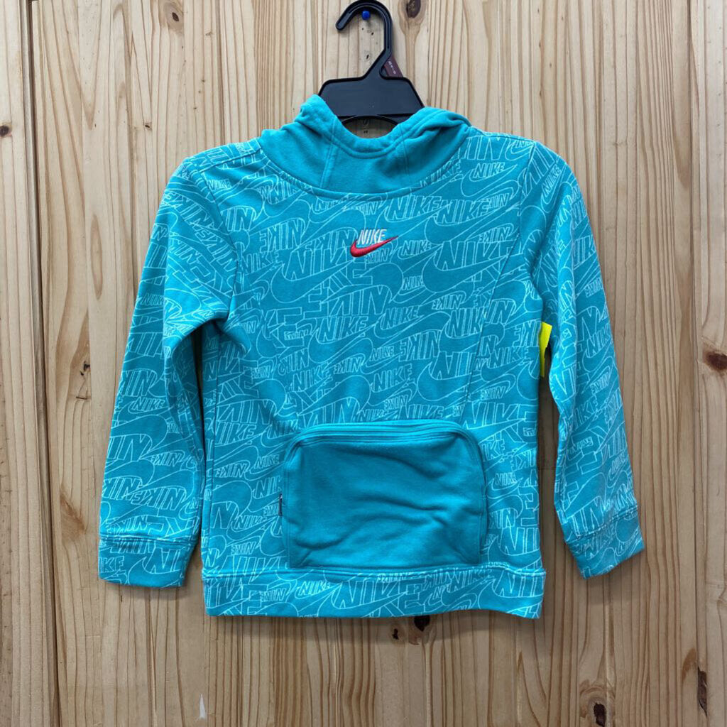 BOYS NIKE HOODIE GREEN L 7