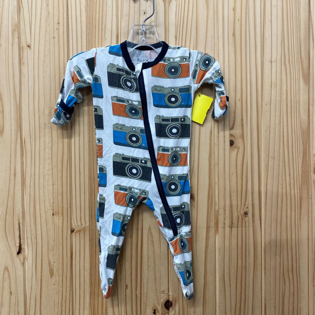 BOYS KICKEE PANTS SLEEPER W/CAMERAS 0/3M