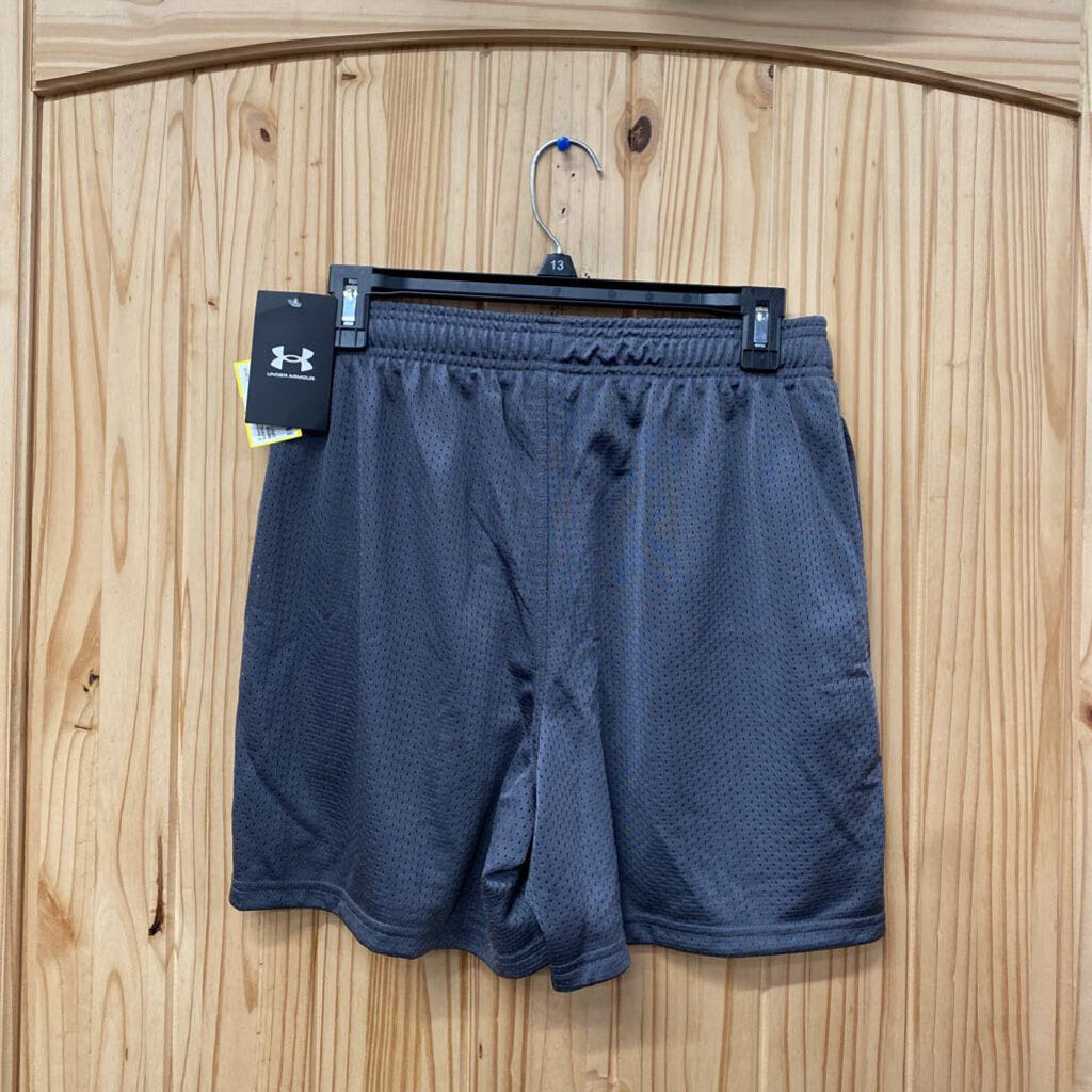 MENS UNDER ARMOUR DK GREY SHORTS S NWT