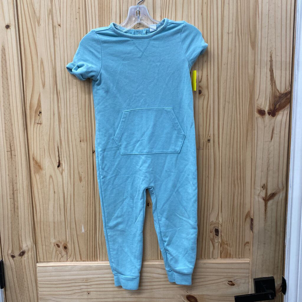BOYS OLD NAVY TEAL ROMPER 4T