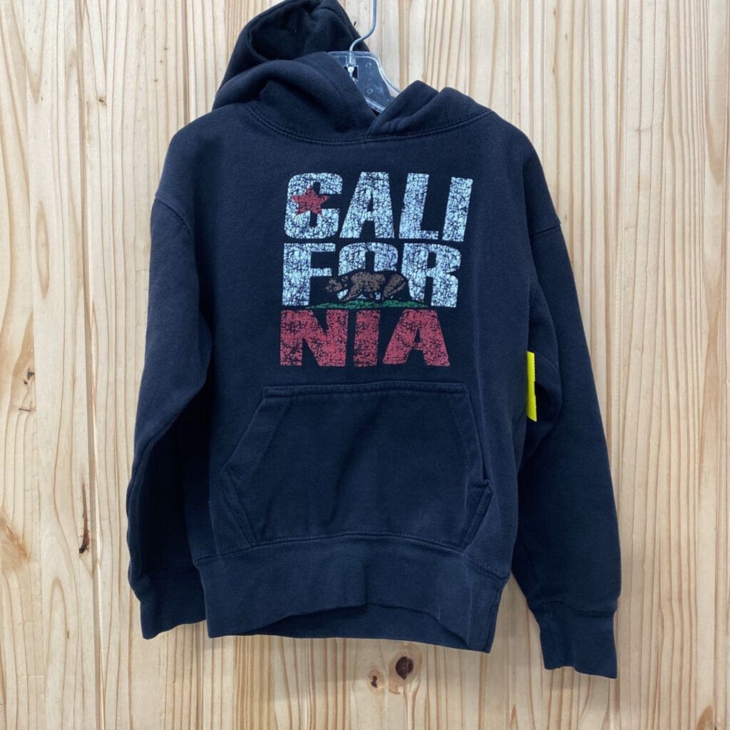 BOYS CALIFORNIA BLK HOODIE S 3T