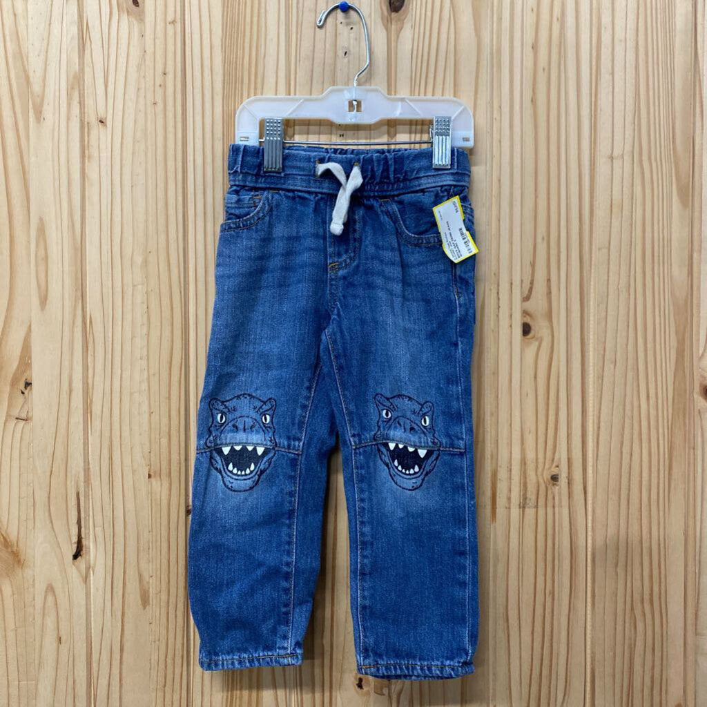BOYS GAP DENIM JEANS W/SHARK 3