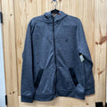 MENS SPYDER JACKET DK GREY/BLK L