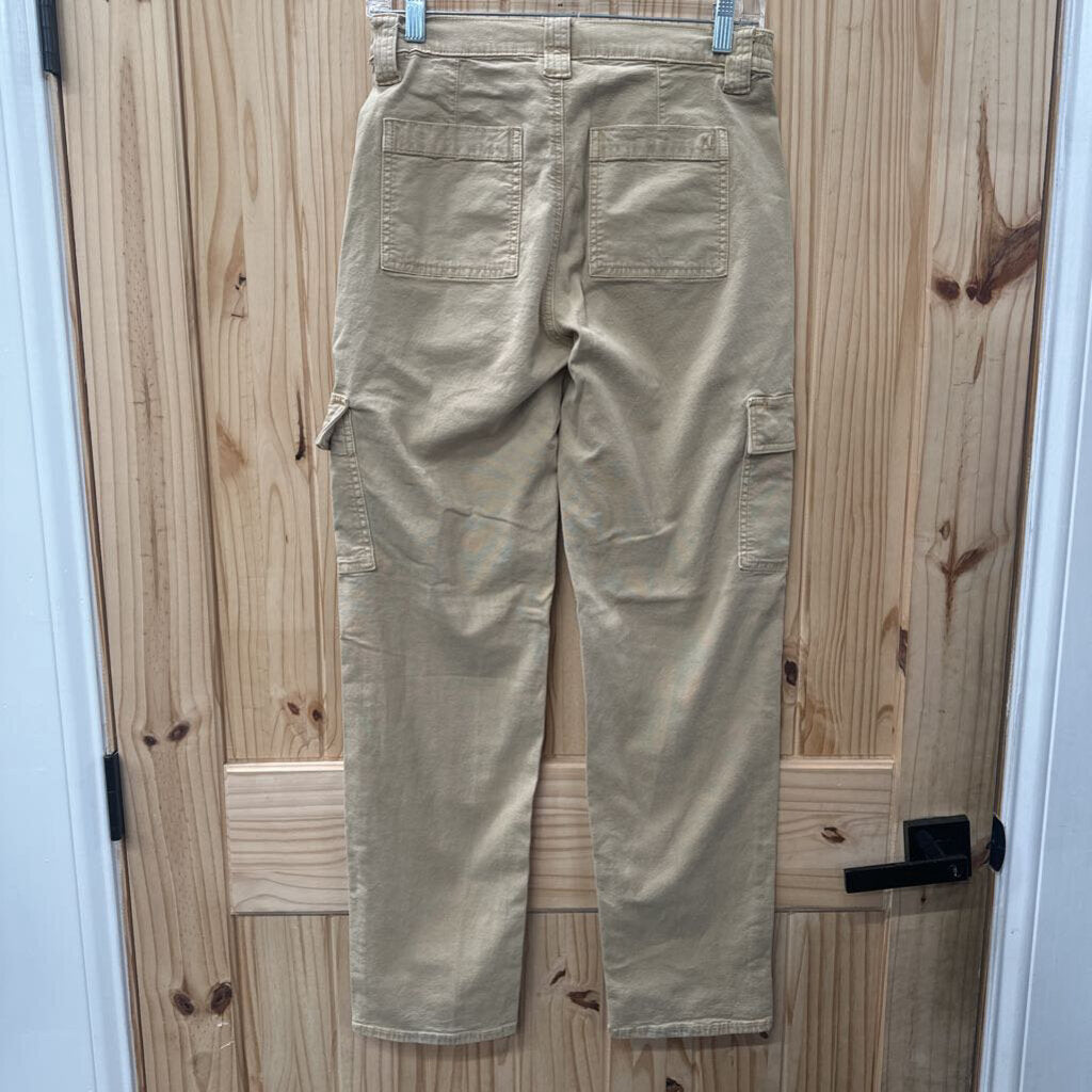 WOMENS AMERICAN EAGLE TAN CARGO PANTS 4