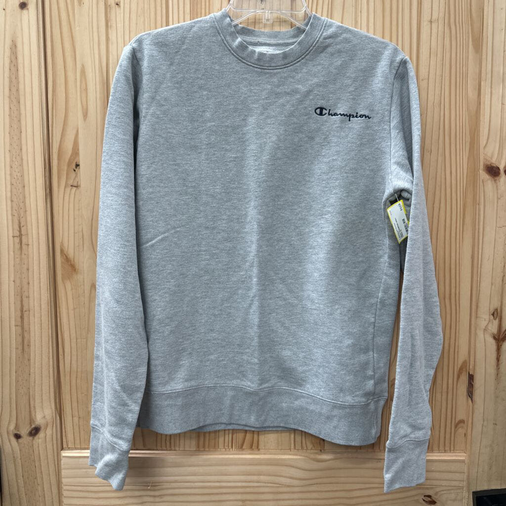 MENS CHAMPION GREY CREW S