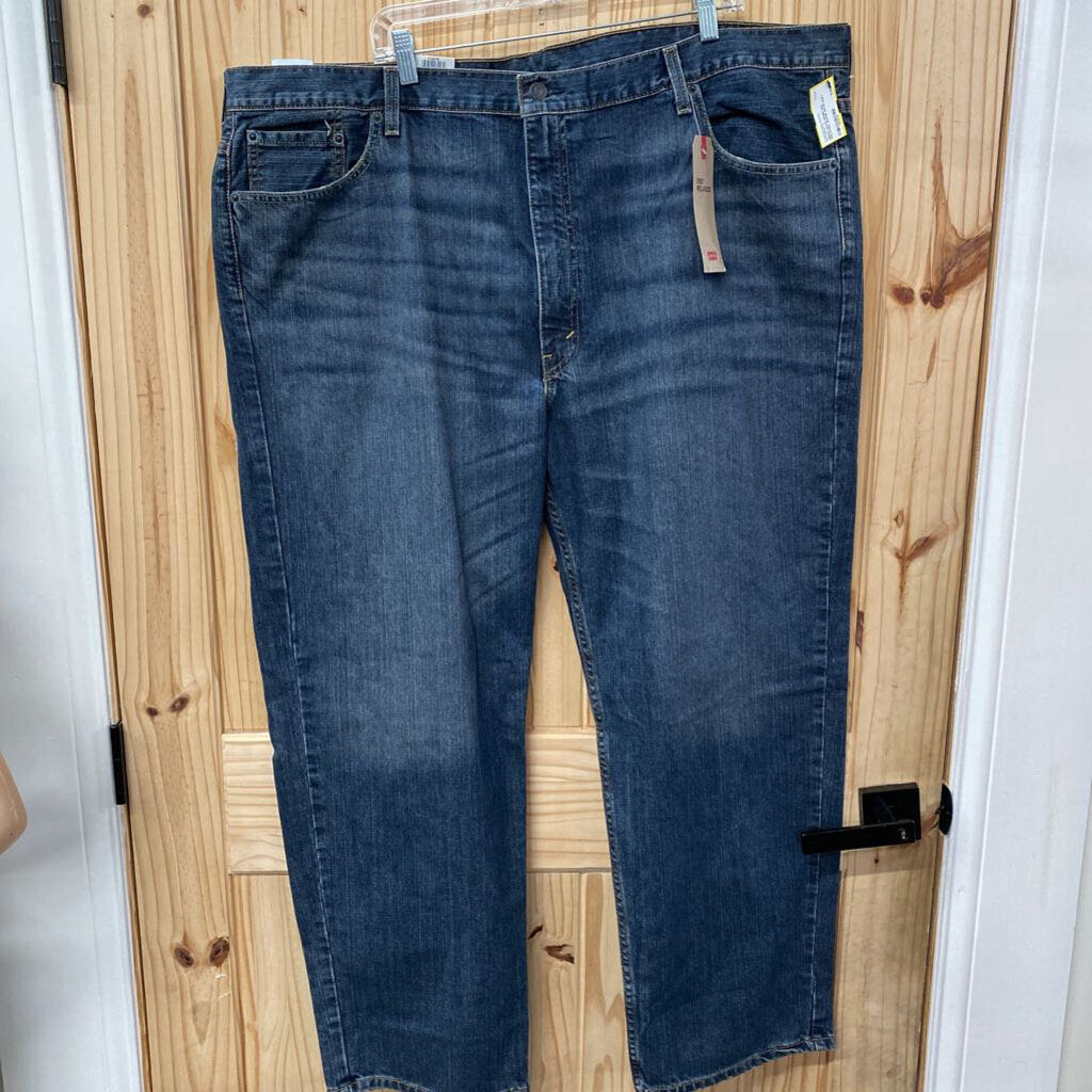 MENS LEVIS DENIM 550 RELAXED JEANS 48X30 NWT