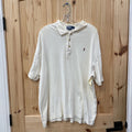 MENS POLO WHITE SHIRT L
