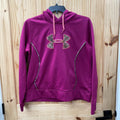 WOMENS UNDER ARMOUR HOODIE DK FUSHIA/CAMO XL