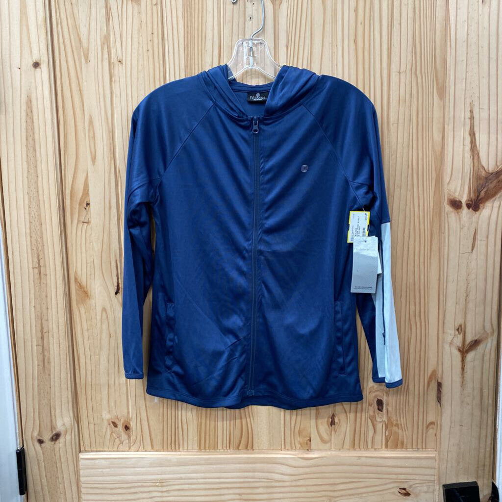 BOYS BALANCE COLLECTION JACKET BLUE/LT GREY M 10/12 NWT