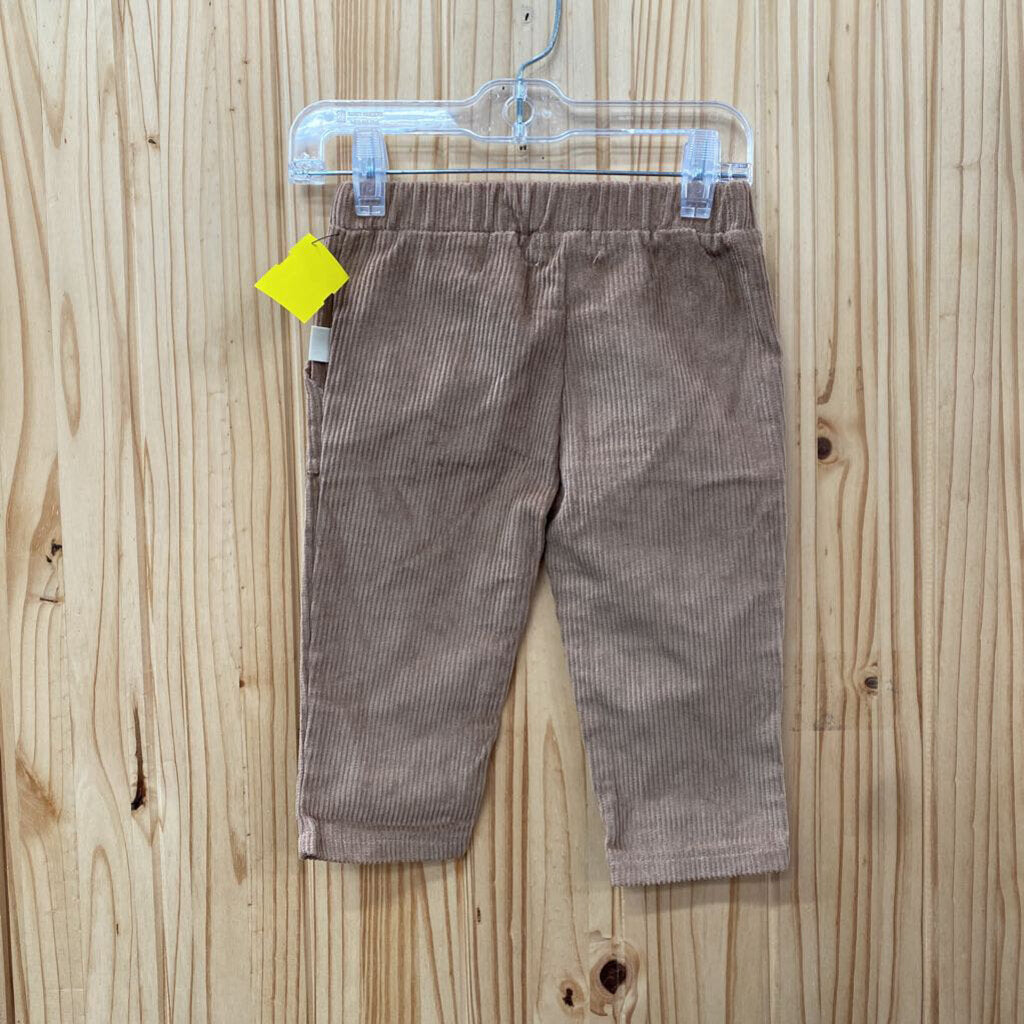 BOYS RANNIT + BEAR LT BROWN CORDUORY PANTS 12M