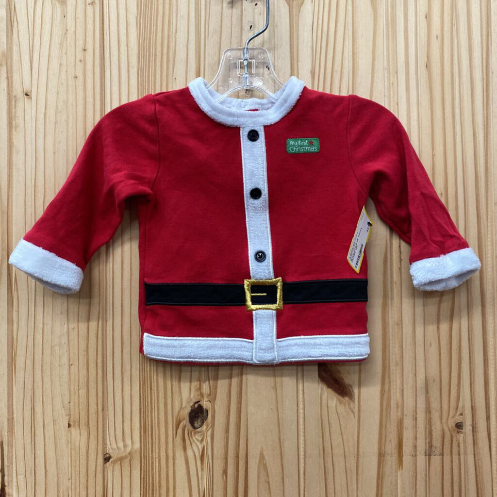 BOYS LITTLE ME SANTA JACKET 12M