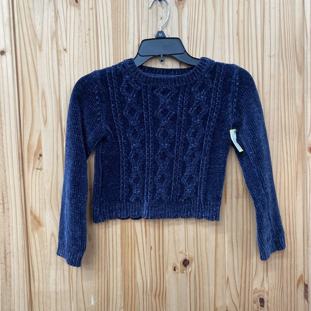 GIRLS TOMMY BAHAMA DK GREY SWEATER M 7/8