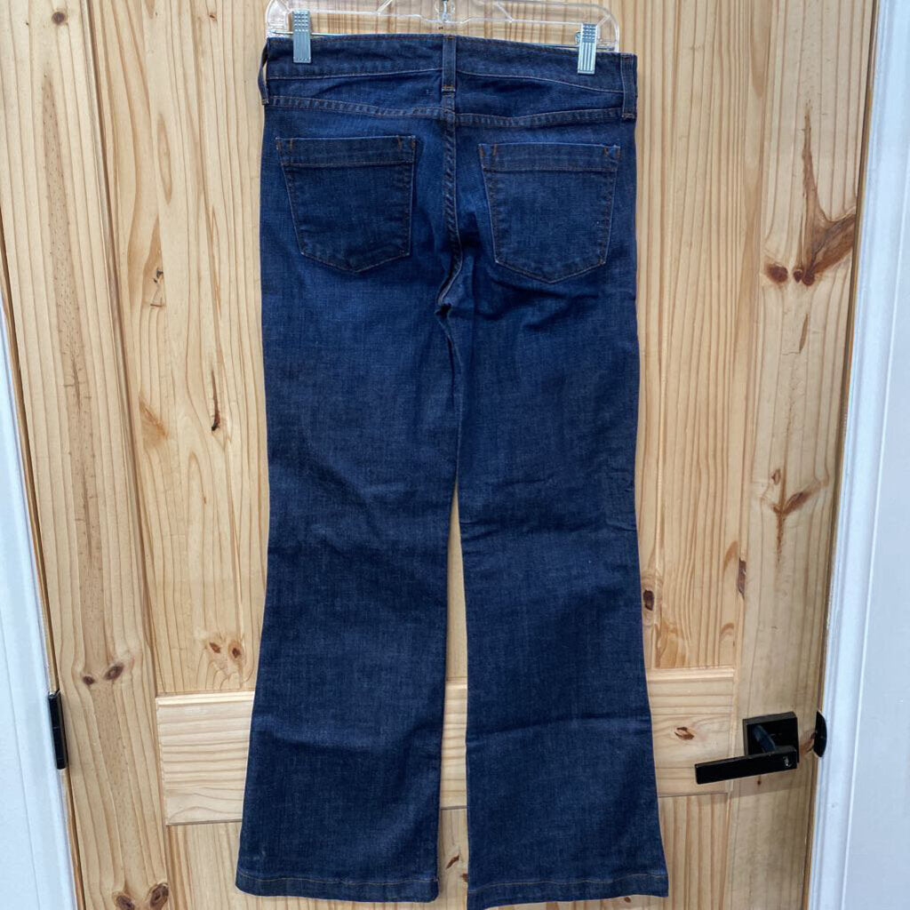 WOMENS HIGH HEEL DK DENIM JEANS 27