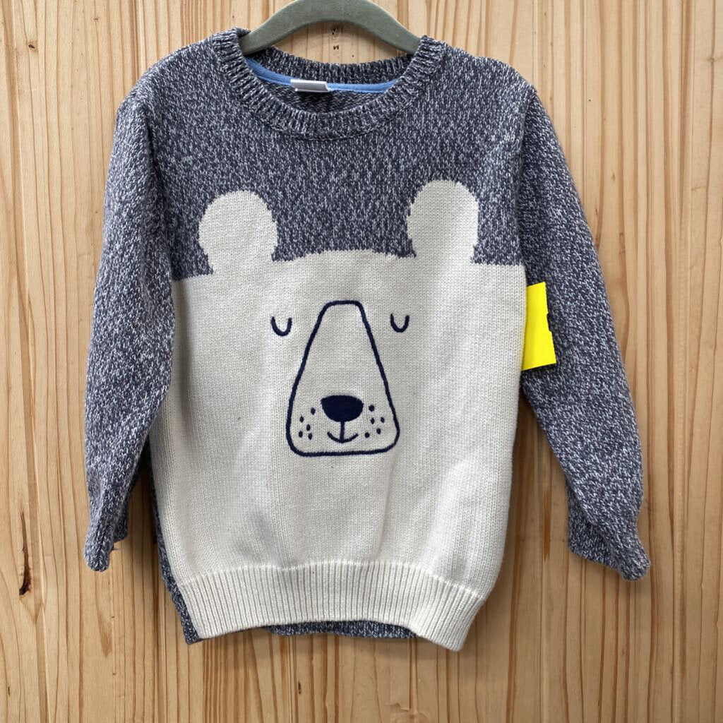 BOYS GYMBOREE SWEATER W/POLAR BEAR 3T