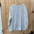 MENS NORMAL BRAND LS LT GREY SHIRT L
