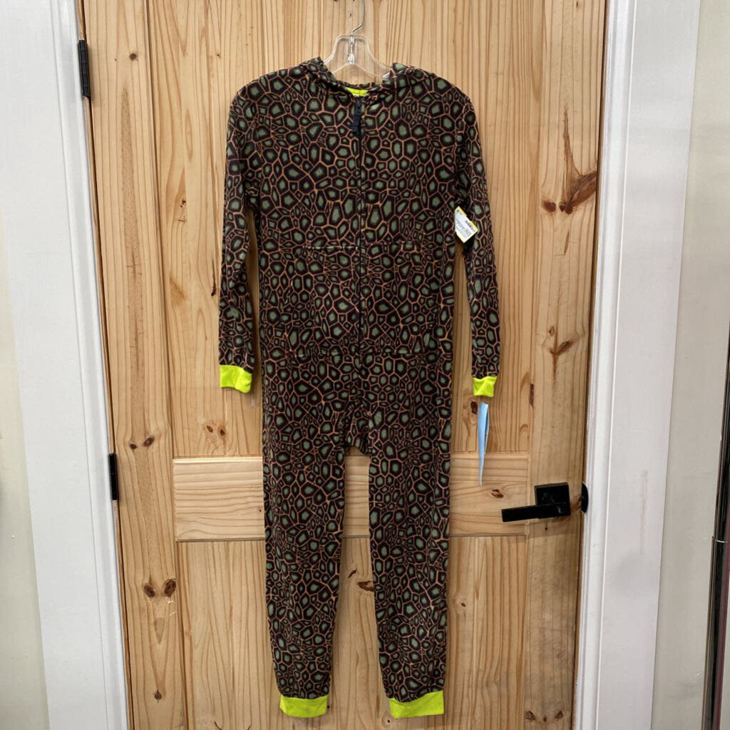 BOYS CAT & JACK LS SLEEPER TURTLE DESIGN L 10/12 NWT