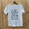 BOYS AIR JORDAN SHIRT WHITE/BLUE/GREEN/YELLOW XL 14