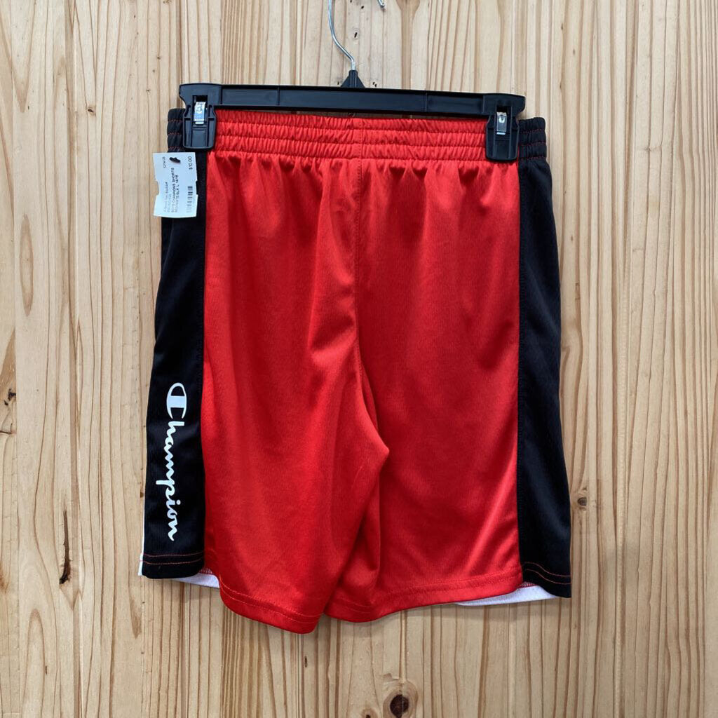 BOYS CHAMPIONS SHORTS RED/WHITE/BLK L 14/16