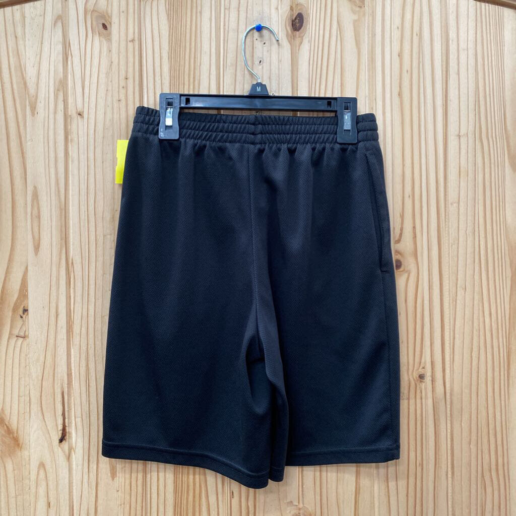 BOYS CHAMPIONS SHORTS BLK/WHITE 14/16