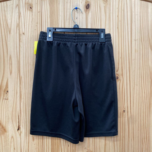 BOYS CHAMPIONS SHORTS BLK/WHITE 14/16