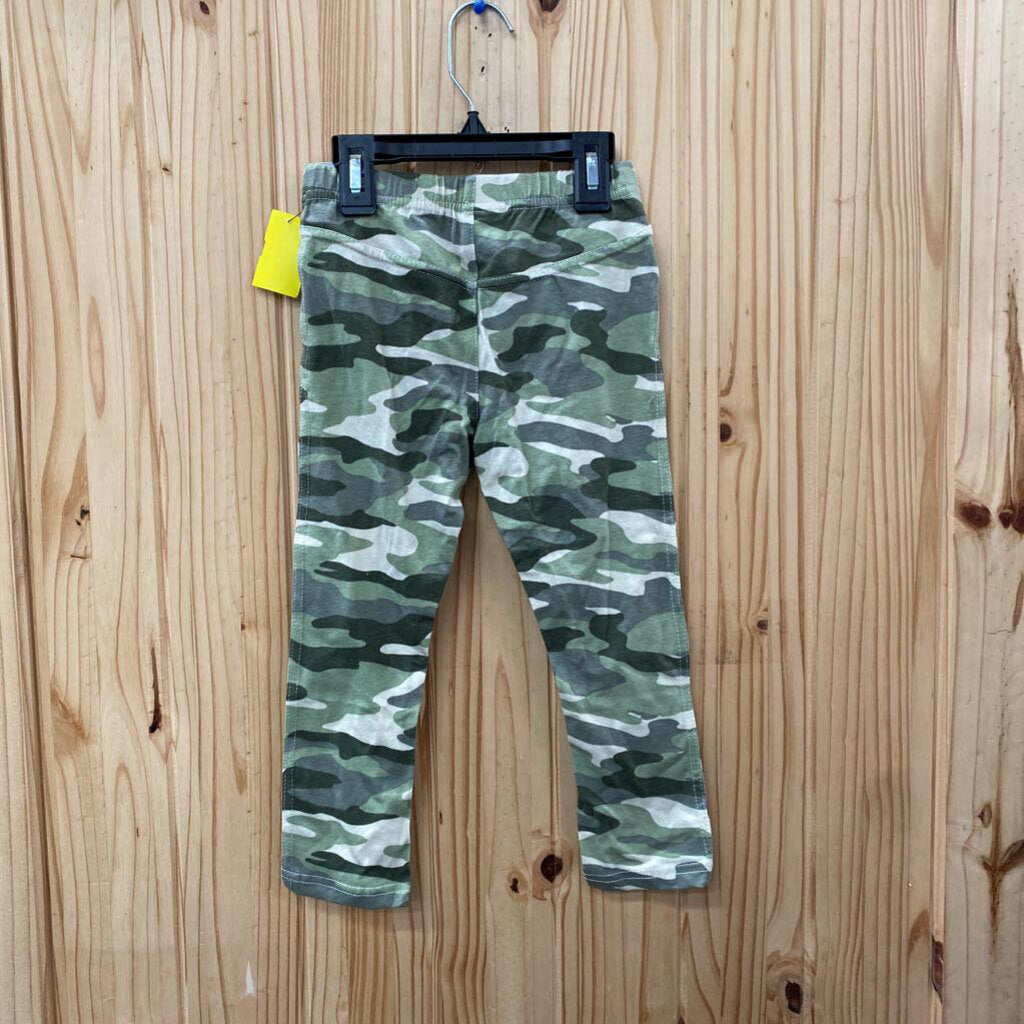 GIRLS BASS PRO SHOP GREEN CAMO PANTS 4T NWT