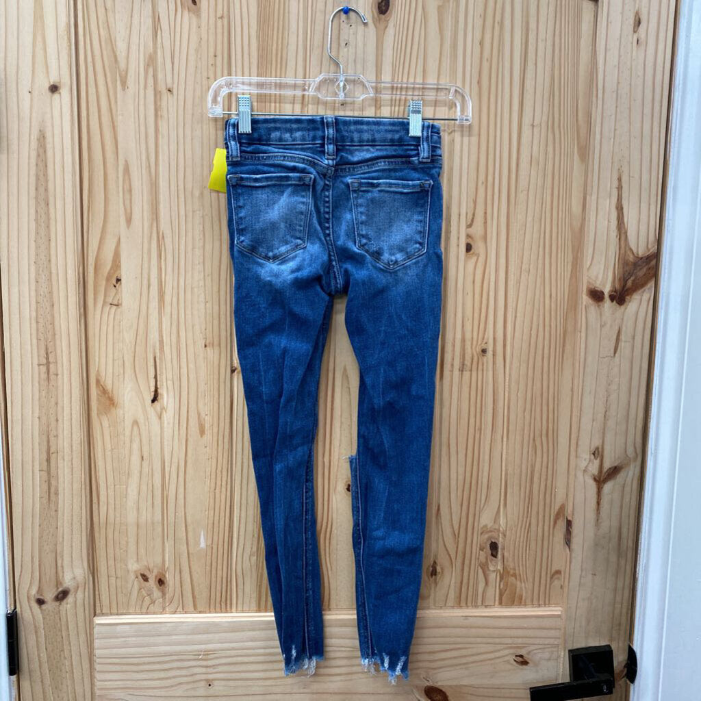 GIRLS KANCAN DENIM DIST. JEANS 10