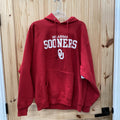 OU SOONERS HOODIE RED/WHITE L
