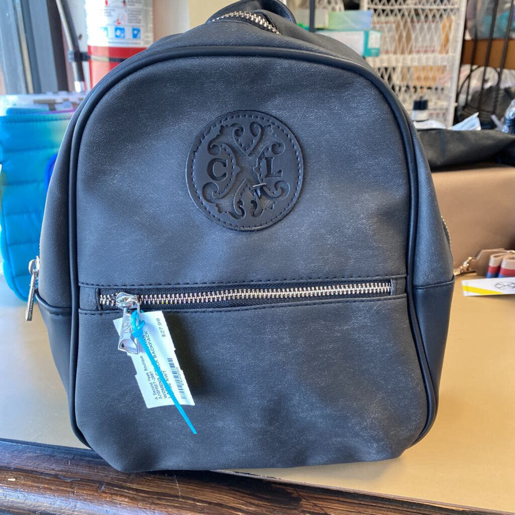 WOMENS CXL BY CHRITIAN LACROIX BLACK BACKPACK PURSE NWT