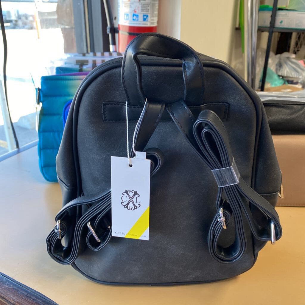 WOMENS CXL BY CHRITIAN LACROIX BLACK BACKPACK PURSE NWT