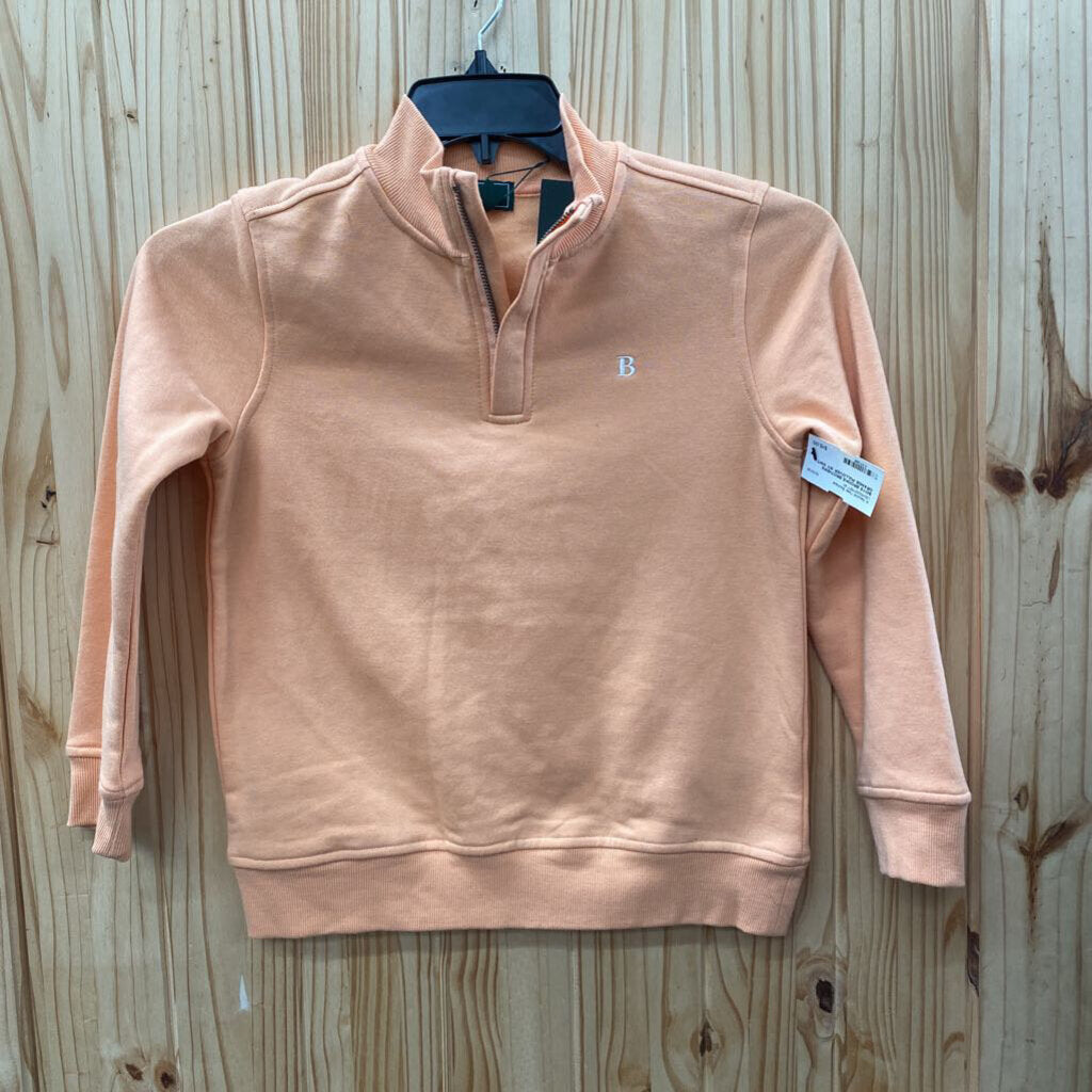 BOYS BROOKS BROTHERS ORANGE PULLOVER 10Y NWT