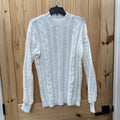 WOMENS WHITE SWEATER XL