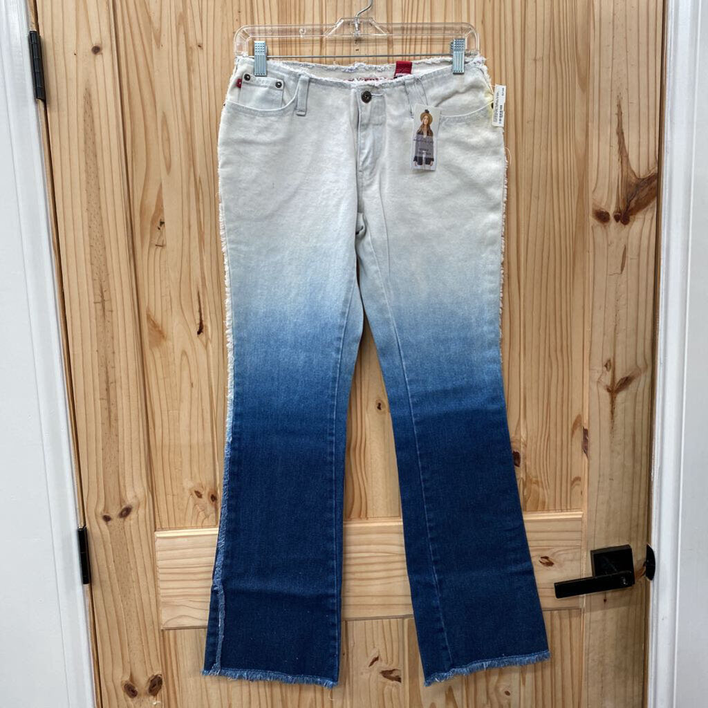 WOMENS ZANA DI WHITE/DENIM OMBRE JEANS VINTAGE COLLECTION 3 NWT