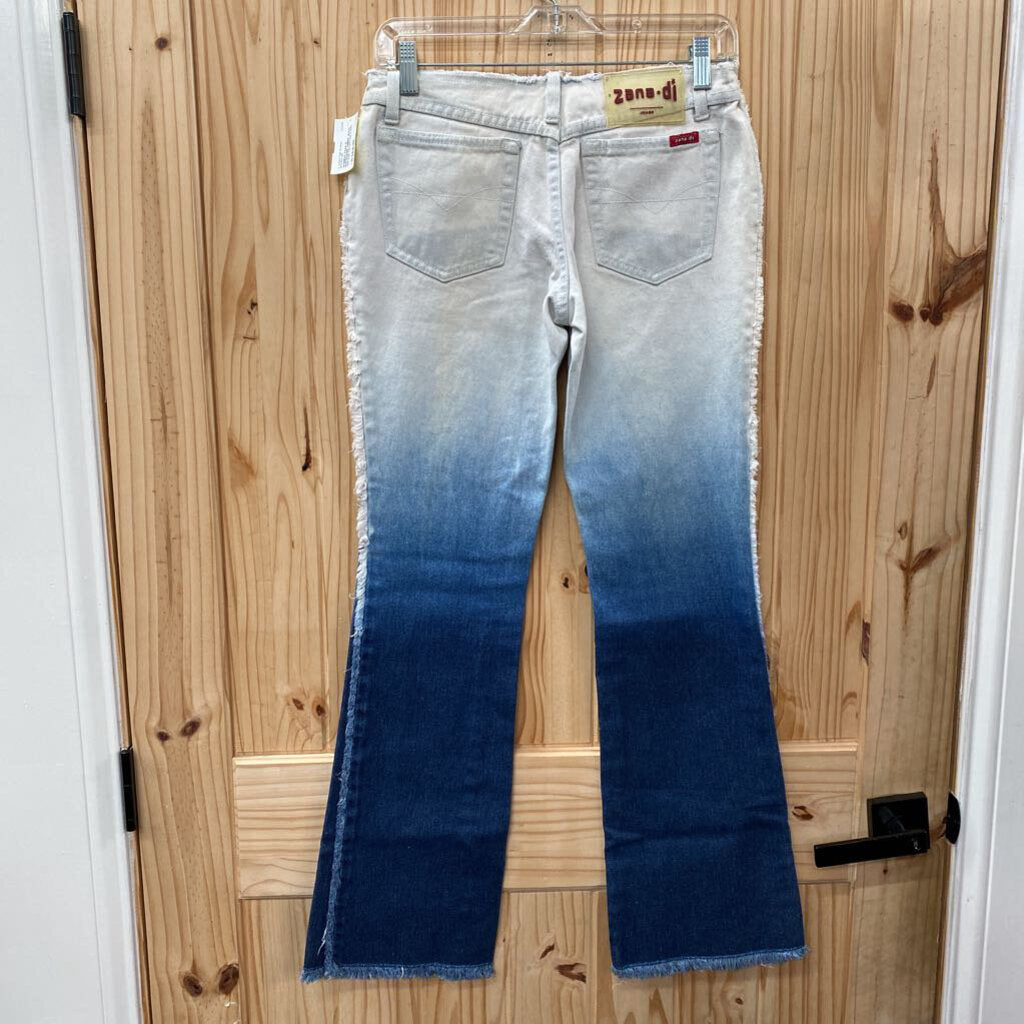 WOMENS ZANA DI WHITE/DENIM OMBRE JEANS VINTAGE COLLECTION 3 NWT