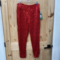 WOMENS TIPSY ELVES RED SEQUIN PANTS XL NWT