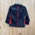 BOYS UNDER ARMOUR JACKET RED/BLK 2T