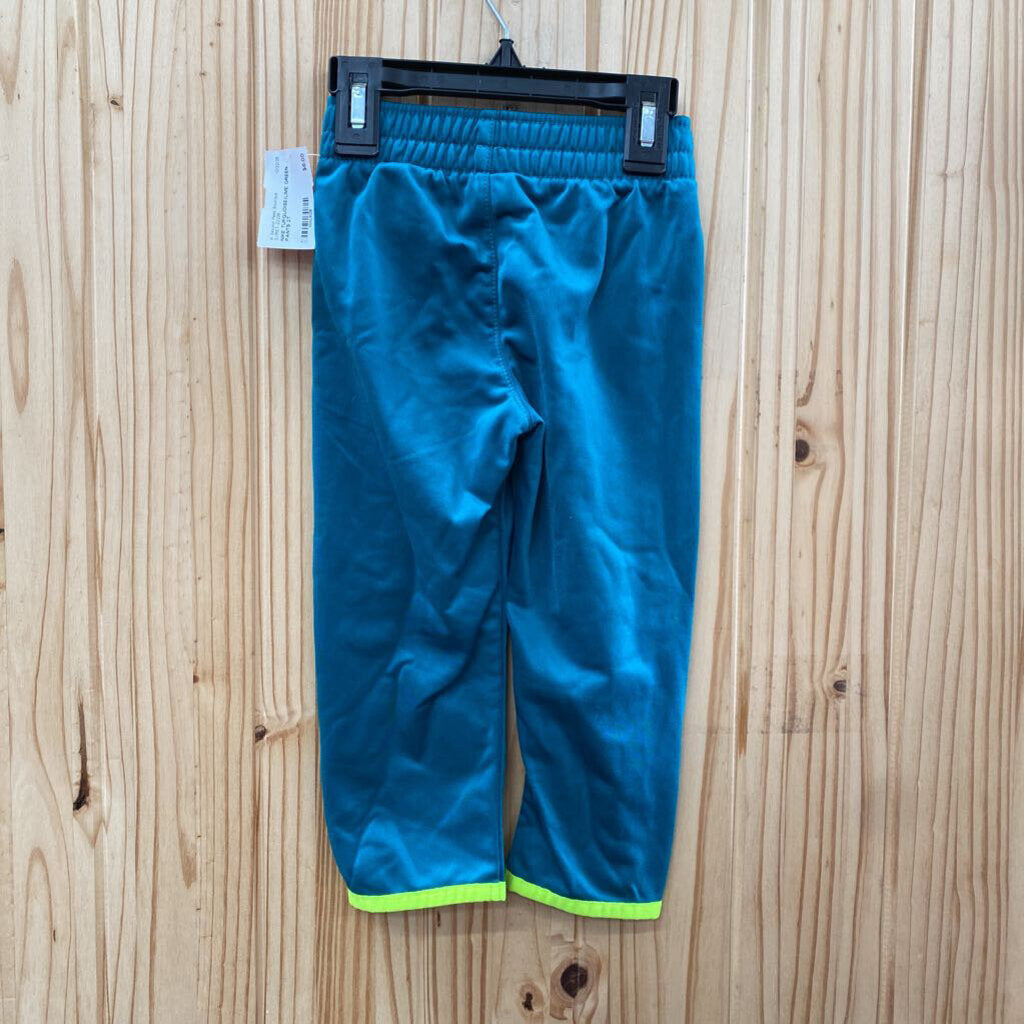 NIKE TURQUOISE/LIME GREEN PANTS 2T