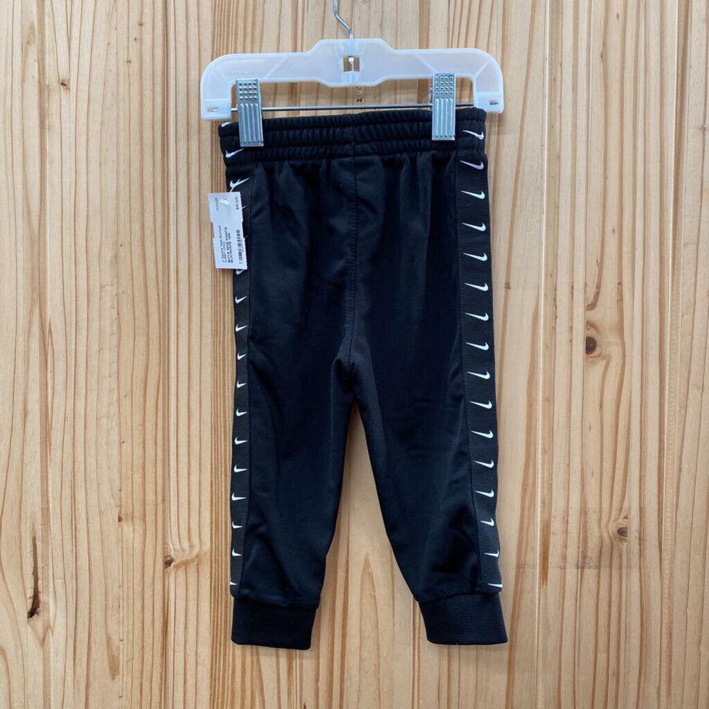 BOYS NIKE PANTS BLK/WHITE 12M
