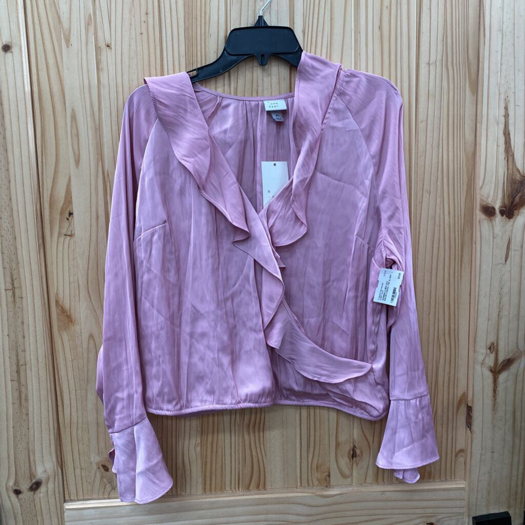WOMENS A NEW DAY MAUVE CASUAL TOP XL NWT