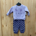 GIRLS MINI HOP 2PC SET PURPLE 9M