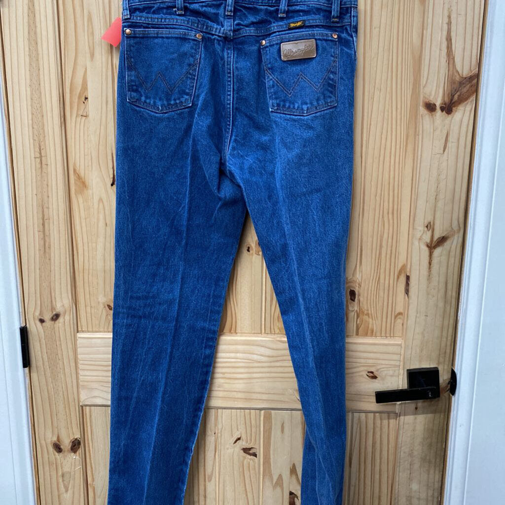 MENS WRANGLER DK DENIM JEANS 36X36