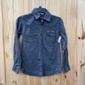 BOYS COWBOY HARDWARE LS SNAP UP SHIRT BLK/WHITE L 10