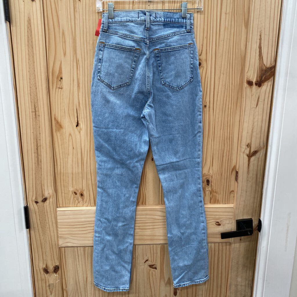 WOMENS ABERCROMBIE & FITCH LT DENIM JEANS 0