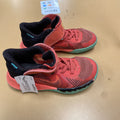 BOYS KYRIE IRVING SHOES CORAL/BLK/LIME GREEN