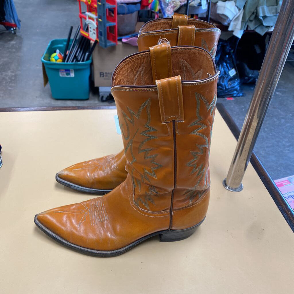 MENS VINTAGE JUSTIN 9 1/2D